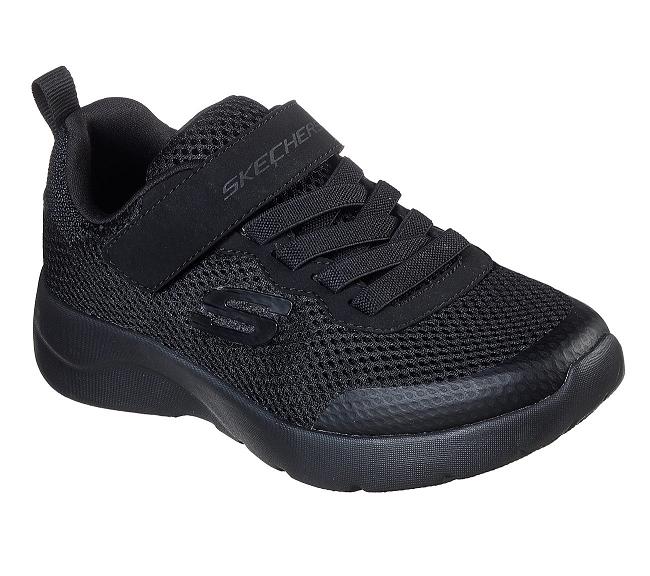 Zapatillas Skechers Con Velcro Niños - Dynamight 2.0 Negro XUSQM8906